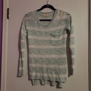 striped knitted sweater